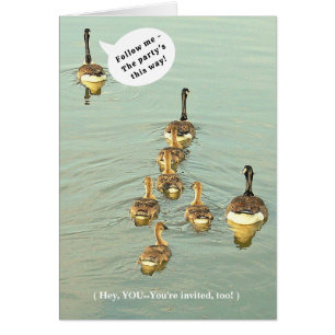 INVITATION/GEESE/SUIVEZ-MOI ! LA FÊTE EST COMME ÇA