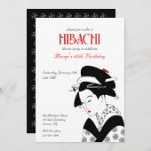 Invitation Geisha (Devant / Derrière)
