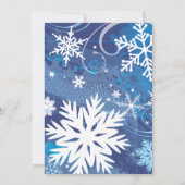 Invitation GELÉE de bat mitzvah de barre de (Dos)