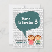 Invitation Gemini Kids Party (Devant)