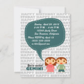 Invitation Gemini Kids Party (Dos)