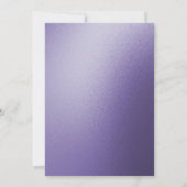 Invitation Gemmes Classy & Bow Bleu Noël (Dos)