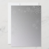 Invitation Gemmes Silver Snowflake (Dos)
