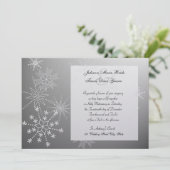Invitation Gems de neige / Mariage (Debout devant)