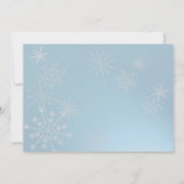 Invitation Gems Flocon de Neige / Mariage (Dos)