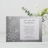 Invitation Gems Flocon de Neige / Mariage (Debout devant)