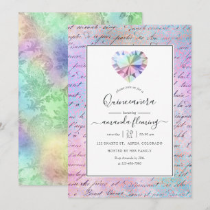 Invitation Gemstone Quinceañera