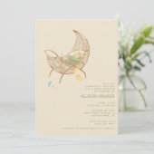 Invitation Gender Neutral Boho Baby Sprinkle Shower  (Debout devant)