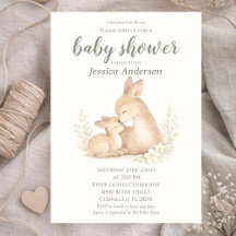 Gender Neutral Cottagecore Boho Fawn Baby Shower 