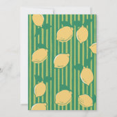 Invitation Gender Neutral Lemon Minimal Baby Shower (Dos)
