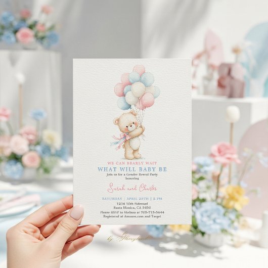 Invitation Gender Reveal 