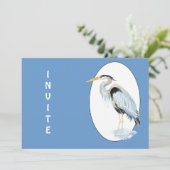 Invitation général, Personnaliser Great Blue Heron (Debout devant)