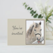 Invitation générale Cheval Gris avec Attitude pers (Debout devant)