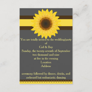 Invitation générale du tournesol