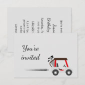 Invitation générale personnalisée pour une fête d' (Devant / Derrière)