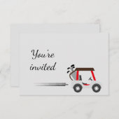 Invitation générale pour une fête d'anniversaire d (Devant / Derrière)