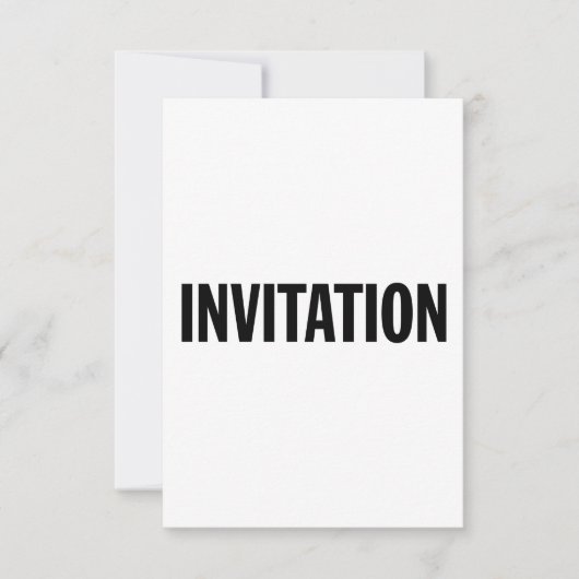 Invitation générique (Devant)