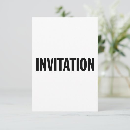 Invitation générique (Debout devant)