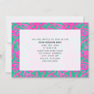 Invitation générique pour fête polyvalente bleu da