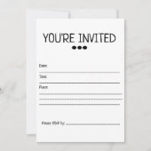 Invitation générique Vous êtes invités (Devant)