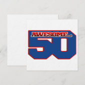 Invitation génial 50 (Devant / Derrière)