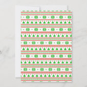 Invitation Génial cadeau de fête de pull Noël (Dos)