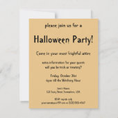 Invitation Génie des nuits arabes par Edmund Dulac (Dos)