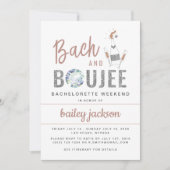 Invitation GENNA Bach et Boujee Bachelorette Itinéraire (Devant)