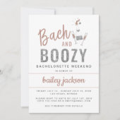 Invitation GENNA | Itinéraire Bach et Boozy Bachelorette (Devant)