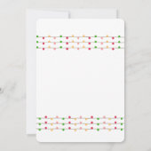 Invitation Genre de Noël révéler l'invitation (Dos)