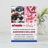 Invitation Genre des talons ou des roues révéler des invitati (Debout devant)