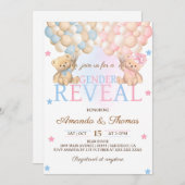 Invitation Genre Révéler L'Ours Thème (Devant / Derrière)