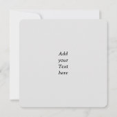 Invitation Genre Reveval Party Texte personnalisé (Dos)