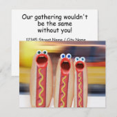 Invitation Gens Weenie (Devant / Derrière)