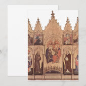 Invitation Gentile da Fabriano - Valle Romita Polyptych (Devant / Derrière)