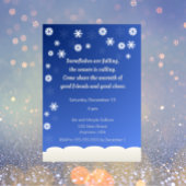 Invitation Gentle Snowflake Holiday Party