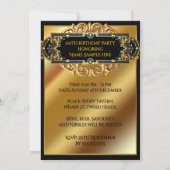 Invitation Gentlemen Casquette Cane Whiskey Gold Black Annive (Dos)