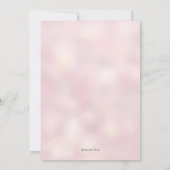 Invitation Geo Pink et Gold Baby shower (Dos)