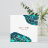 Invitation Géode d'âge Cristaux cosmiques Parties scintillant (Debout devant)