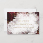 Invitation Géode de cristal de rubis époustouflant (Devant)