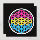 Invitation géométrie panSacrée (Devant / Derrière)