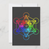 Géométrie sacrée Cube Metatron Yoga Zen