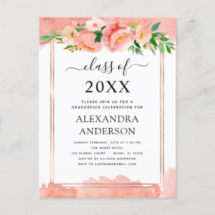 Invitation géométrique 2022 Graduation de la pêche