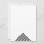 Invitation géométrique d'obtention du diplôme (Dos)