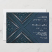 Invitation Géométrique Élégante
