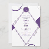 Invitation géométrique officiel (Devant)