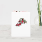 Invitation Géométrique - Parties scintillant d'or Burgundy Co (Dos)