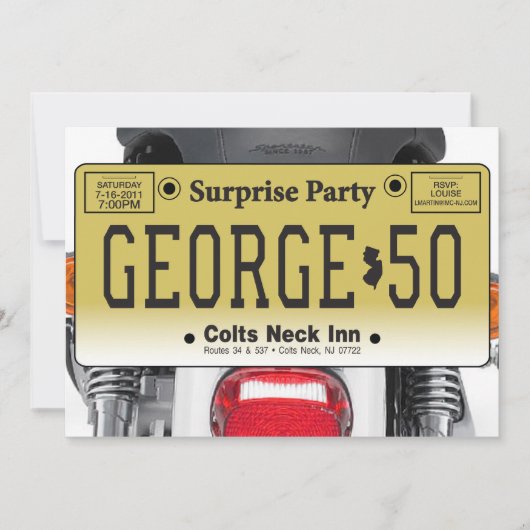Invitation george50 (Devant)