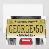 Invitation george50 (Devant / Derrière)