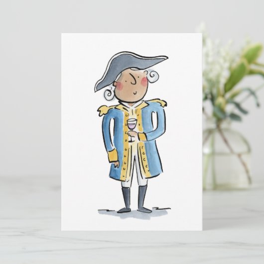 Invitation George Washington (Debout devant)